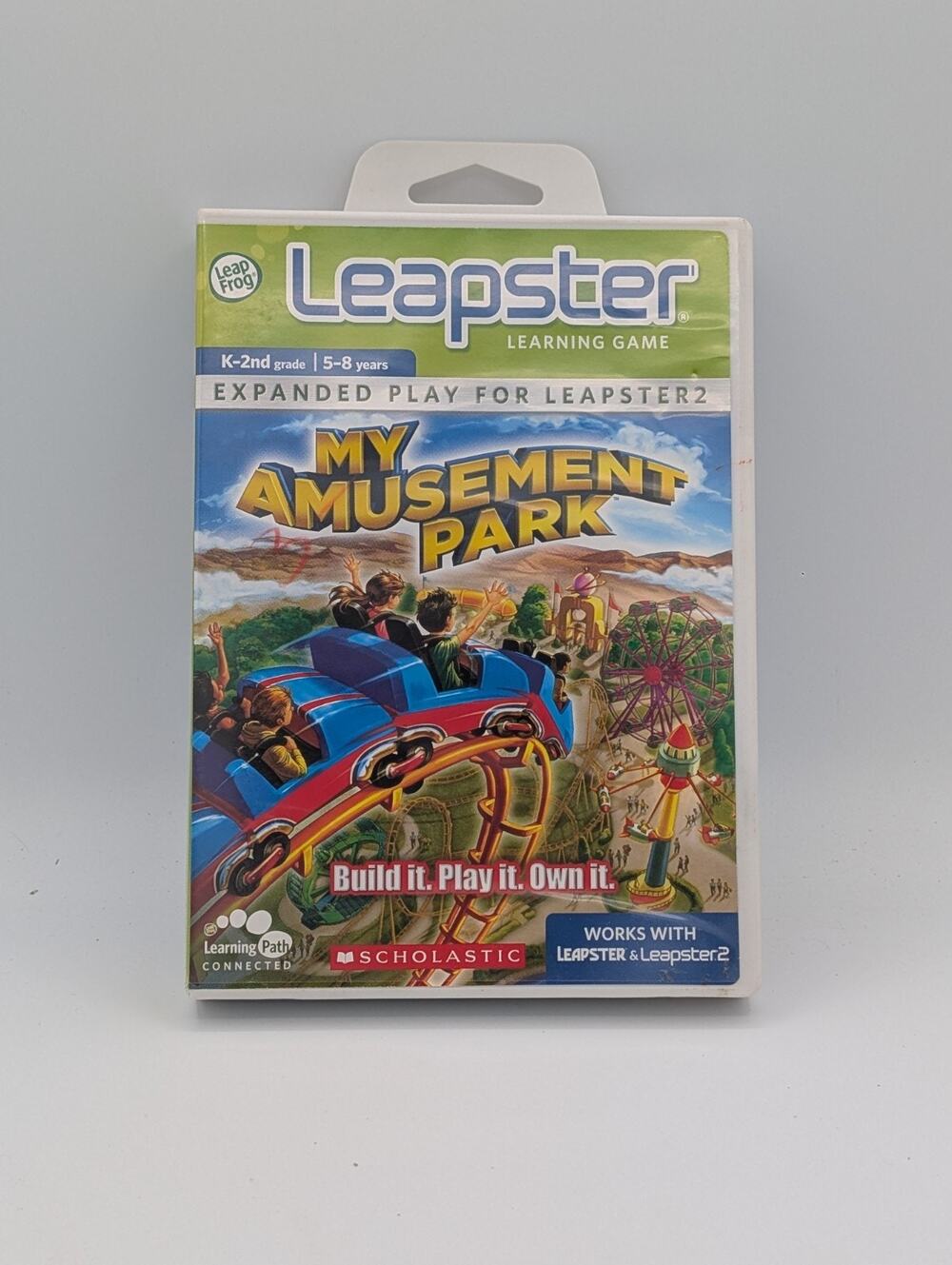 LeapFrog Leapster Learning Game My Amusement Park Expanded Play Leapster2 MIB